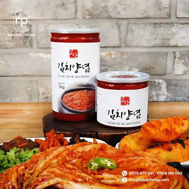 in tme nhãn kim chi chất lượng uy tín